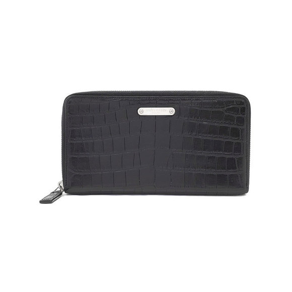Saint Laurent Wallet Long Crocodile PARIS - Picture 1 of 5
